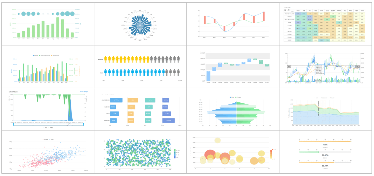 Flexible, presentation-ready visual formats