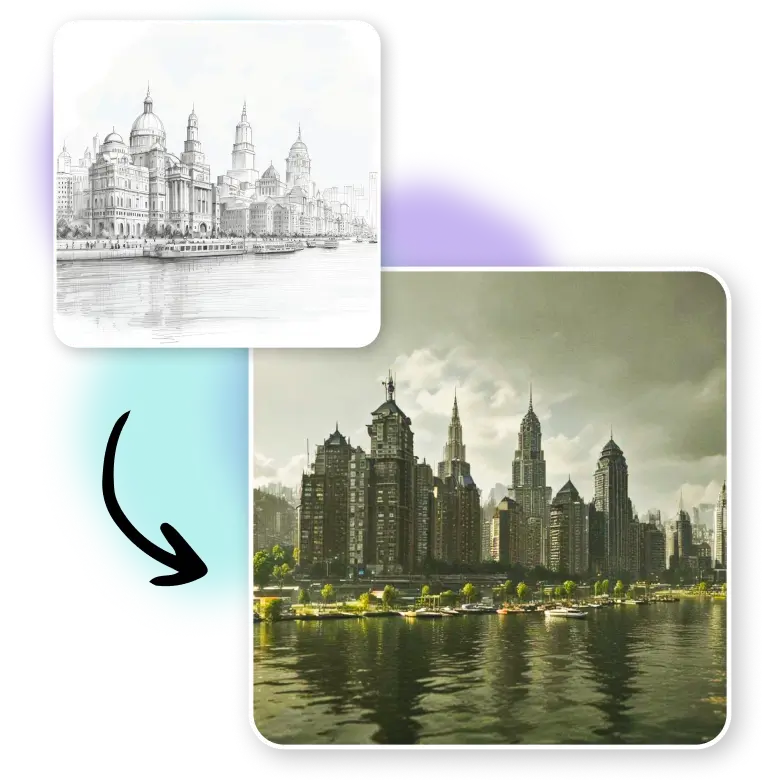 Future City Concept Visualization