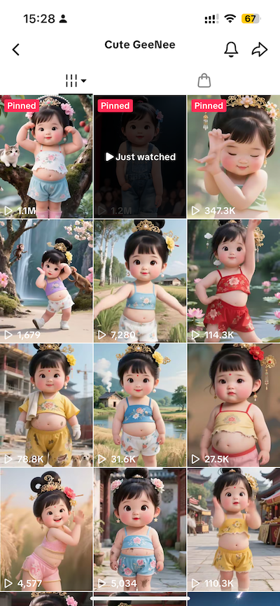Cute Baby Girl AI Dance Sensation