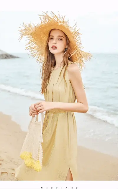 애니메이션 해변 변신