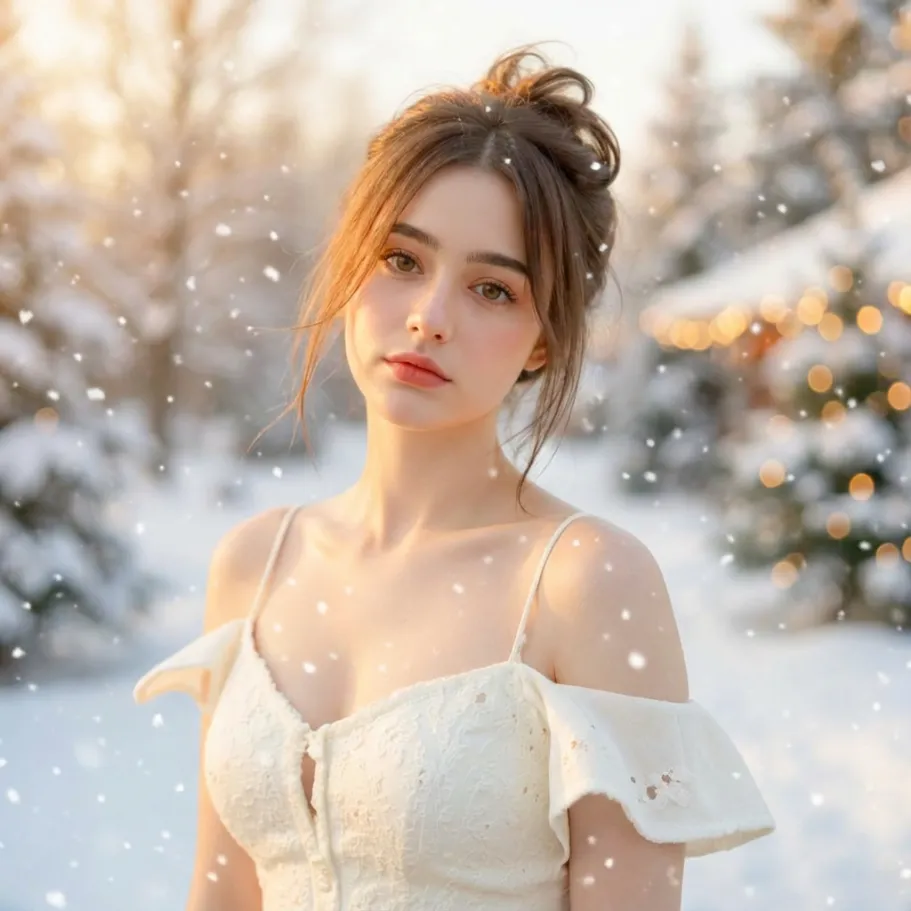 Natural Landscape Snow Transformation