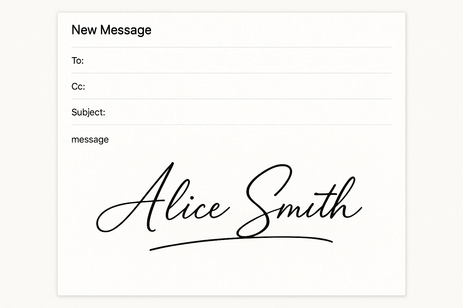 Email Signature
