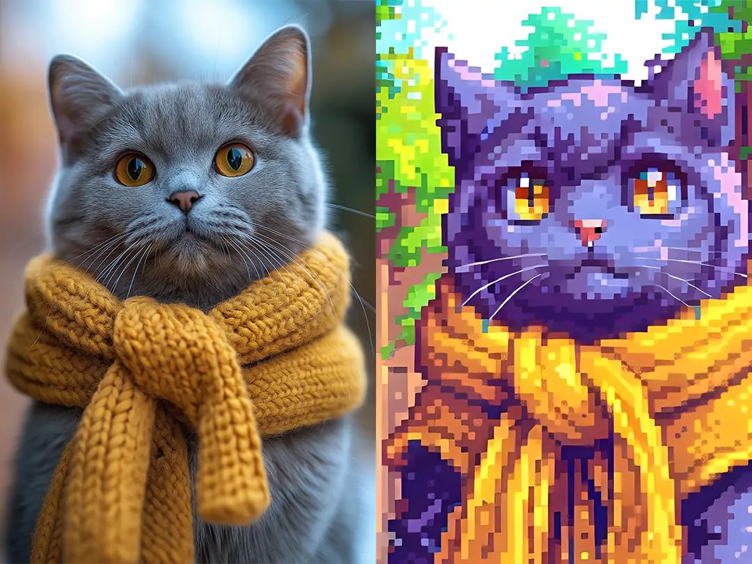 Pixelized Portraits
