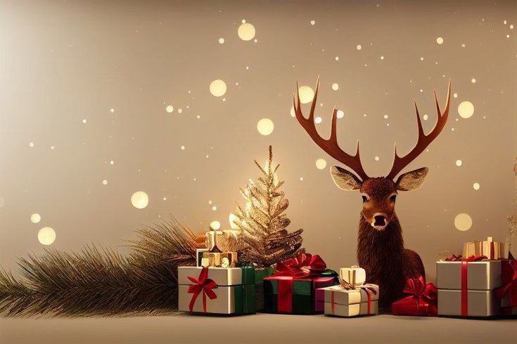 AI Christmas Background