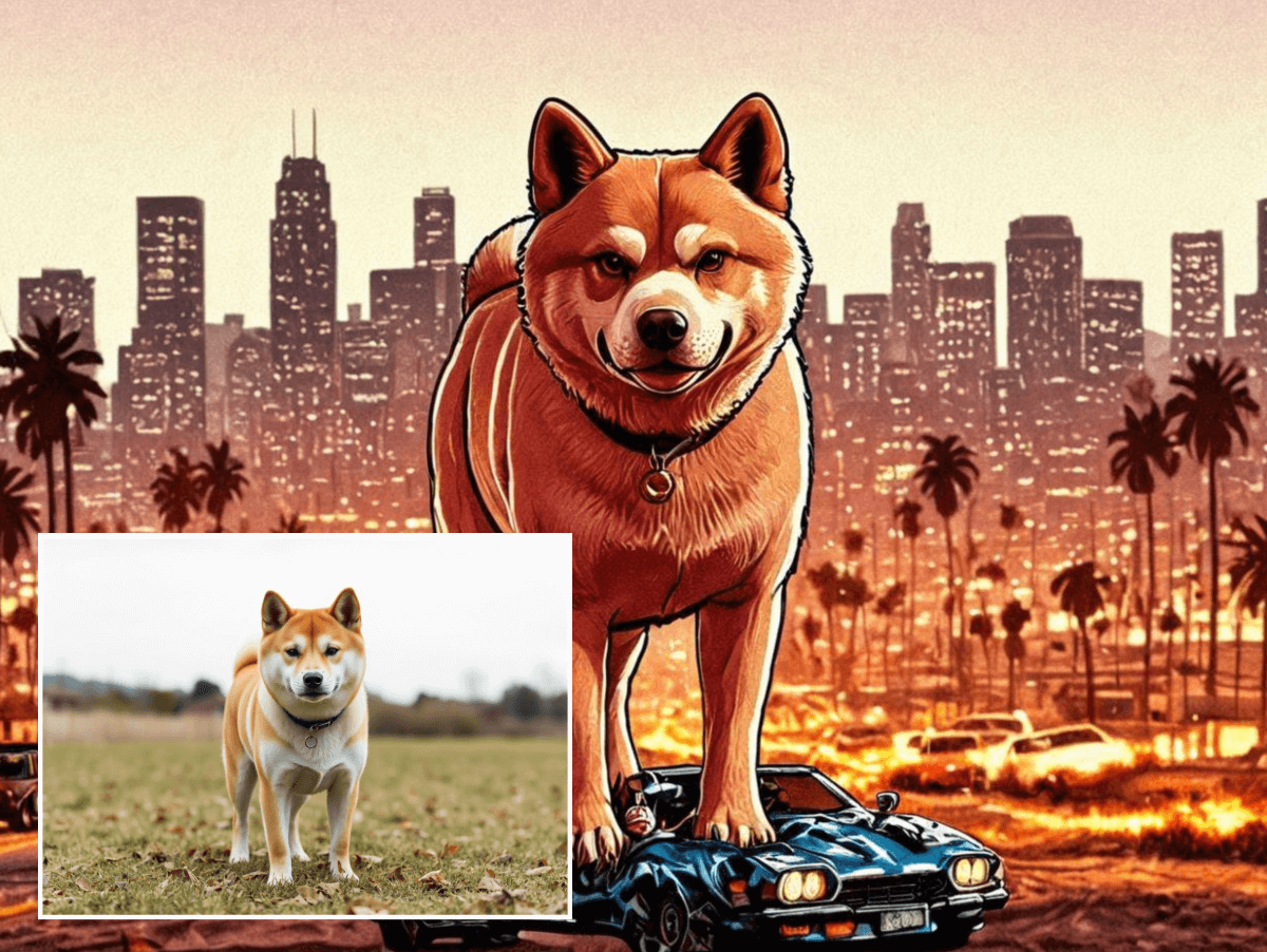 Authentic AI GTA Visual Style