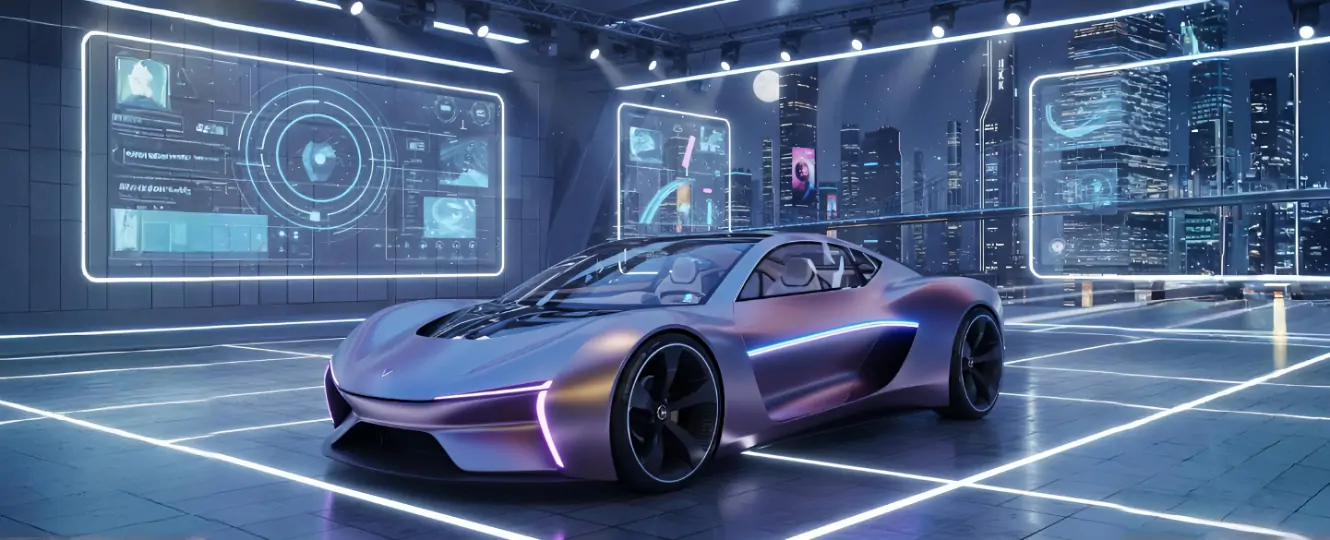Futuristic Concept Car Design