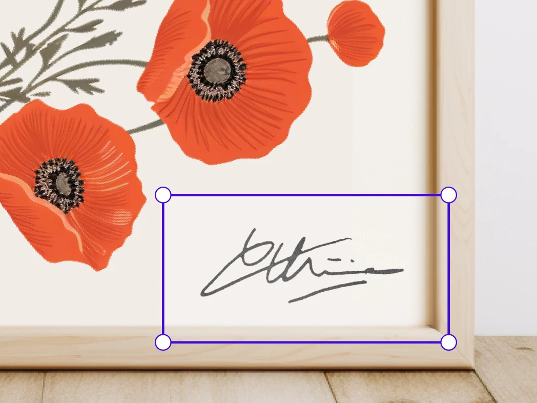 Artist/Photographer Work Signature