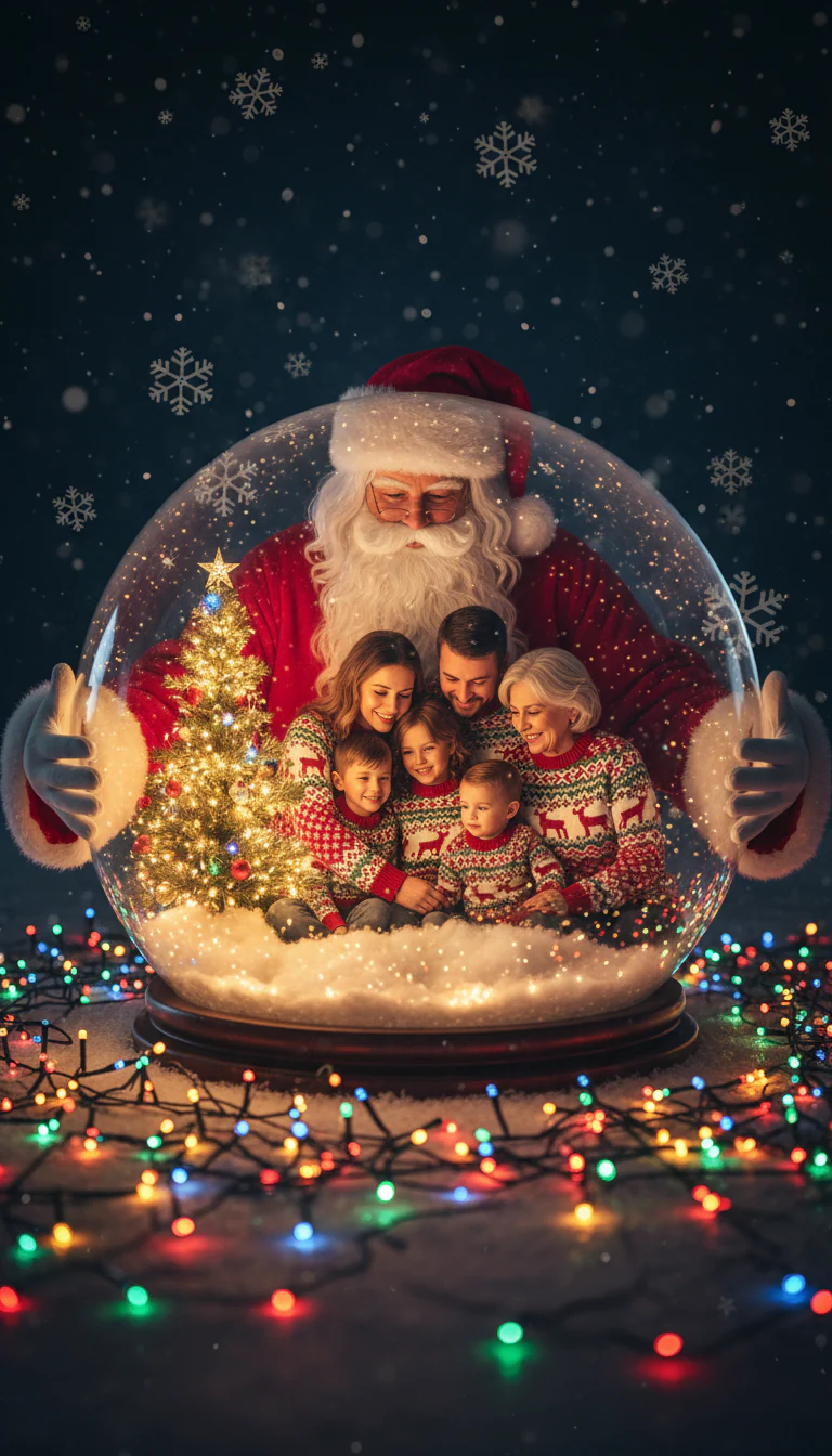 Warm & Cozy Family Christmas Portraits